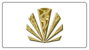 DSC700 602 GD WT Gold Sunburst White Background